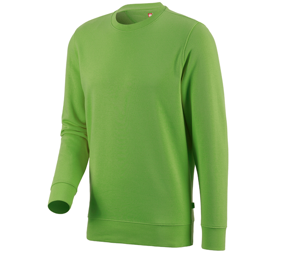 Onderwerpen: e.s. Sweatshirt poly cotton + zeegroen