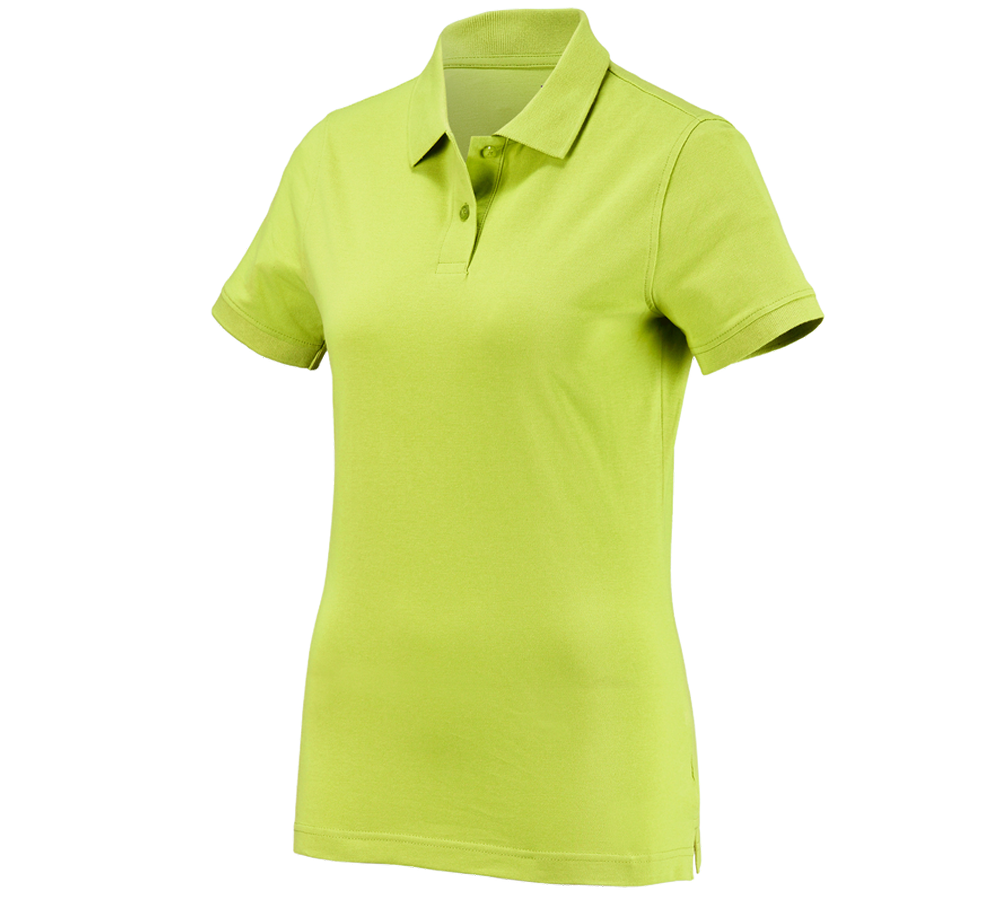 Onderwerpen: e.s. Polo-Shirt cotton, dames + meigroen