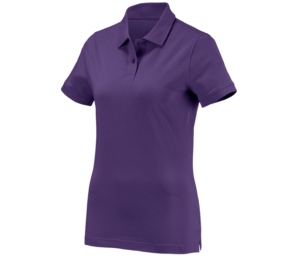 Onderwerpen: e.s. Polo-Shirt cotton, dames + lilas