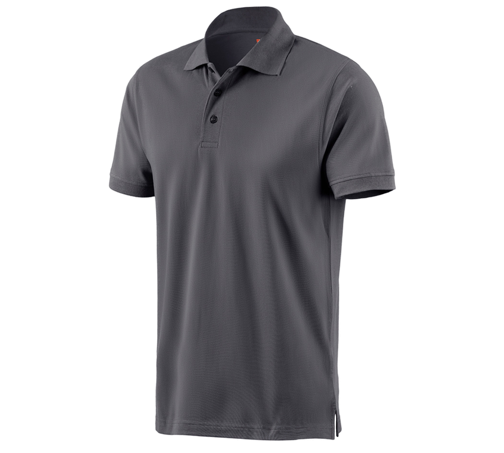 Bovenkleding: e.s. Polo-Shirt cotton + antraciet