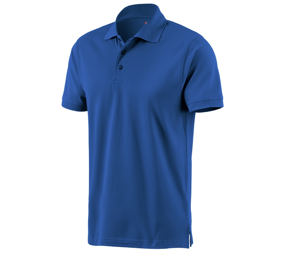 Shirts & Co.: e.s. Polo-Shirt cotton + enzianblau