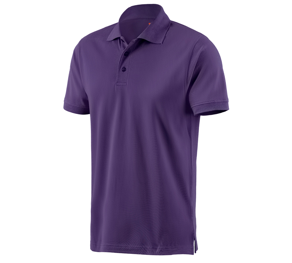 Hauts: e.s. Polo cotton + lilas