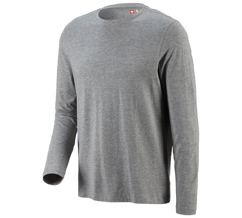 Onderwerpen: e.s. Longsleeve cotton + grijs mêlee