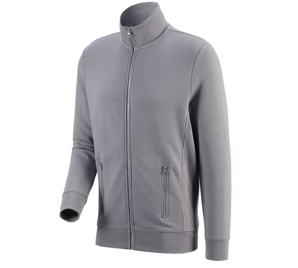 Hauts: e.s. Veste sweat poly cotton + platine