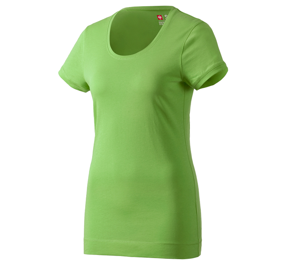 Onderwerpen: e.s. Long-Shirt cotton, dames + zeegroen