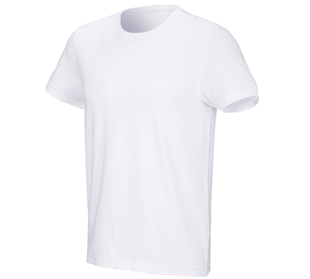 Bovenkleding: e.s. T-Shirt cotton stretch + wit