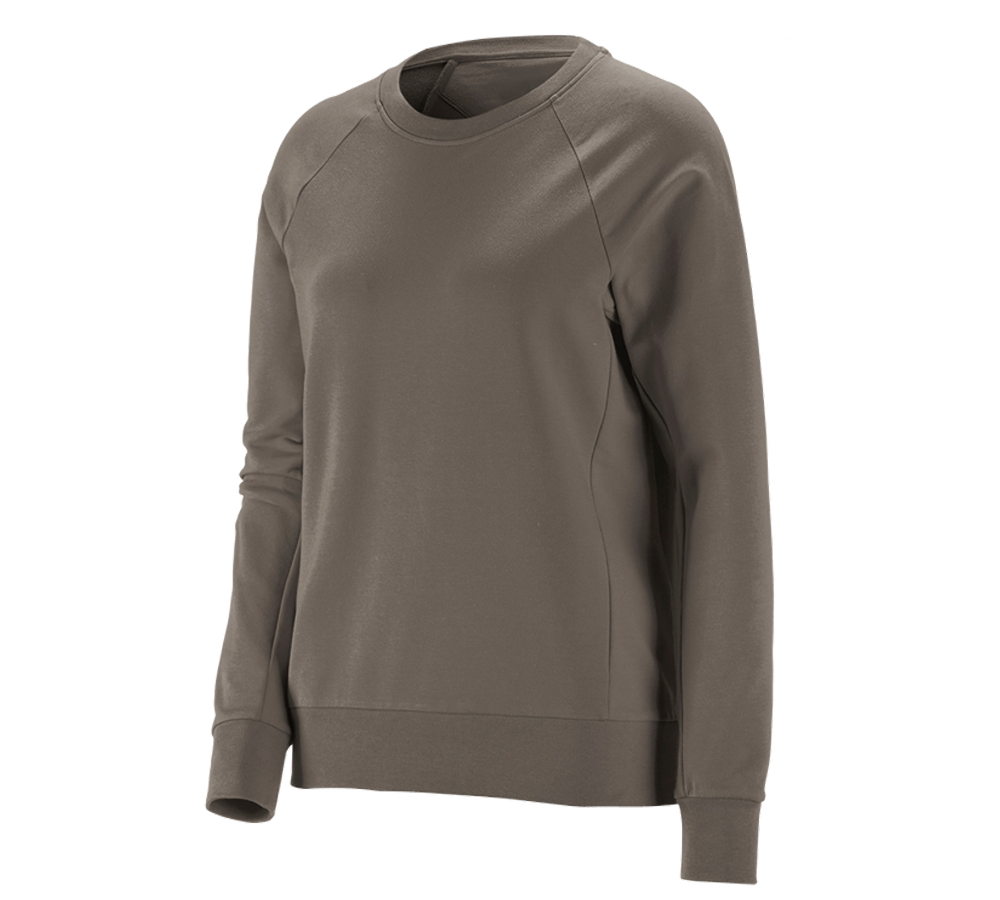 Thèmes: e.s. Sweatshirt cotton stretch, femmes + pierre