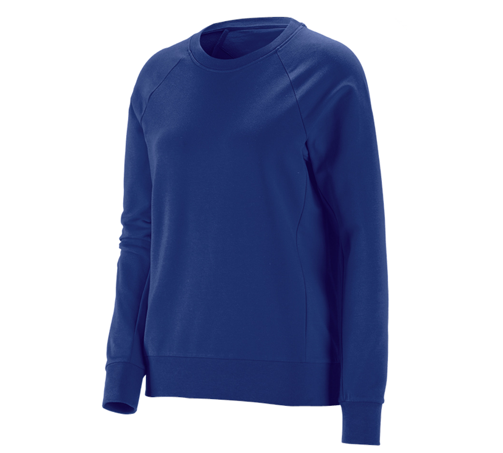 Thèmes: e.s. Sweatshirt cotton stretch, femmes + bleu royal