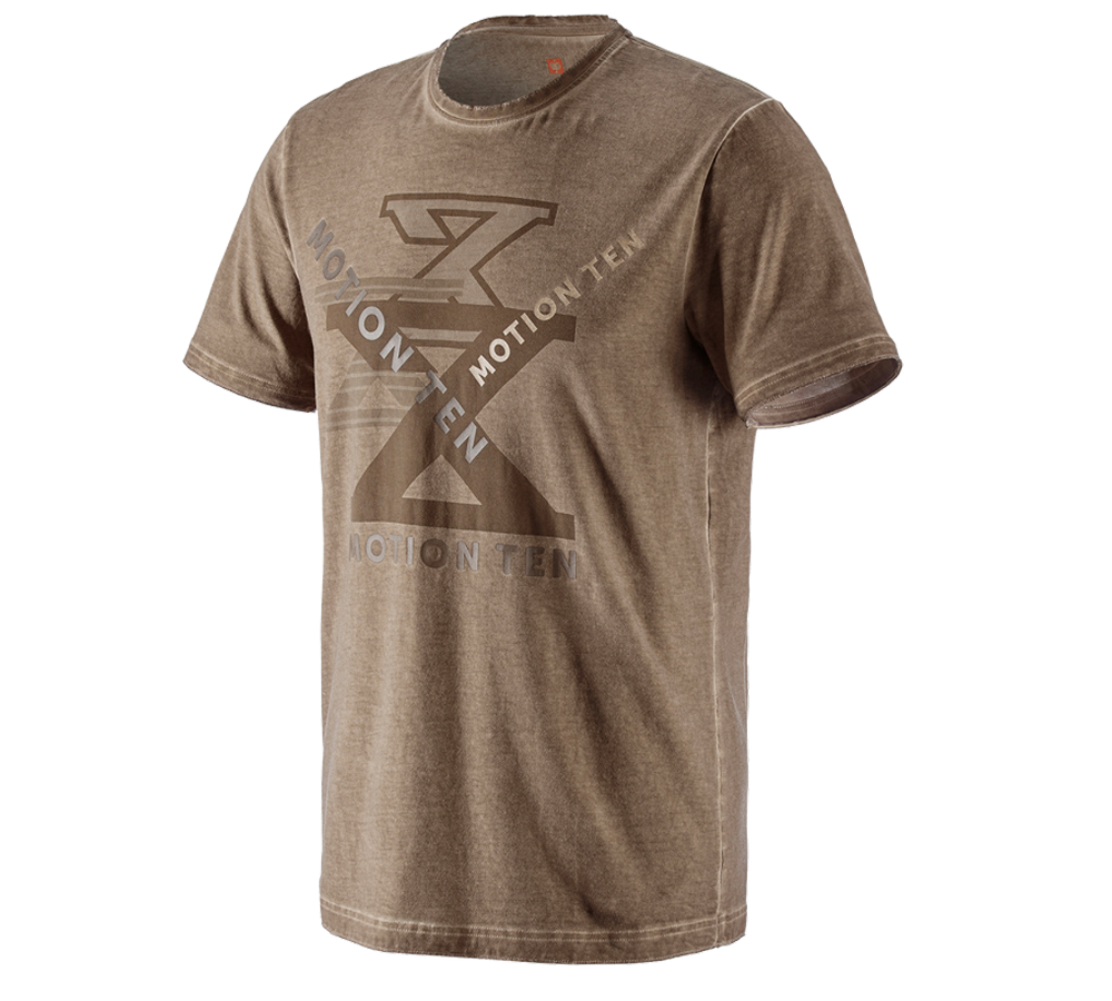 Bovenkleding: T-Shirt e.s.motion ten + asbruin vintage