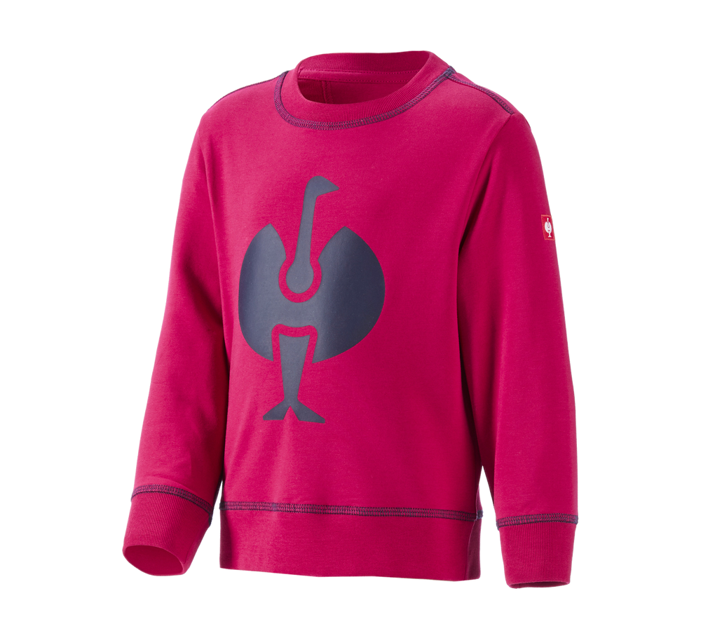 Hauts: Sweatshirt e.s.motion 2020, enfants + magenta/bleu foncé
