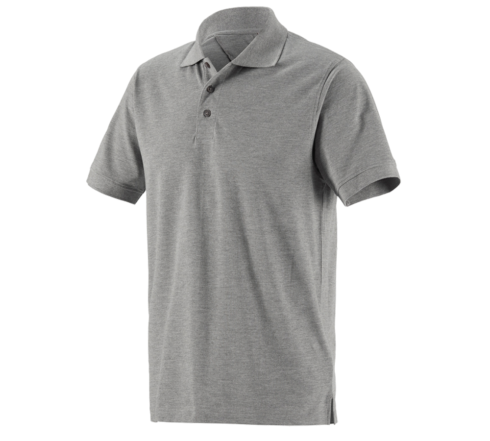 Bovenkleding: Pique-Polo e.s.industry + grijs melange