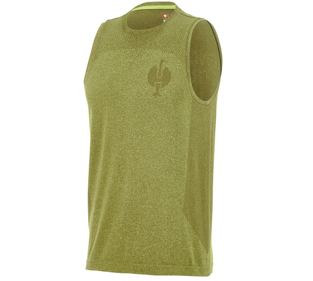 Bovenkleding: Athletic shirt seamless e.s.trail + jeneverbesgroen melange