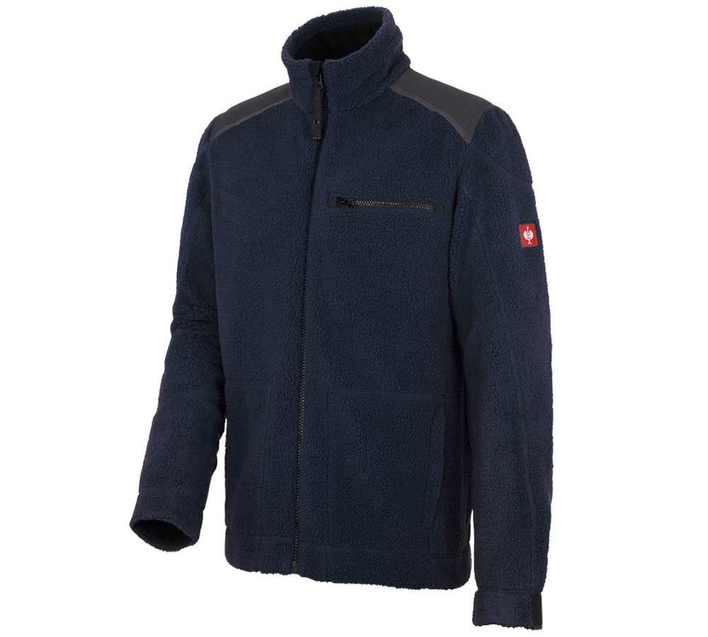 Vestes de travail: Veste en fibre polaire e.s.roughtough  + bleu nuit