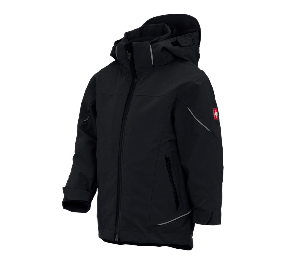 Jacken: 3 in 1 Funktionsjacke e.s.vision, Kinder + schwarz