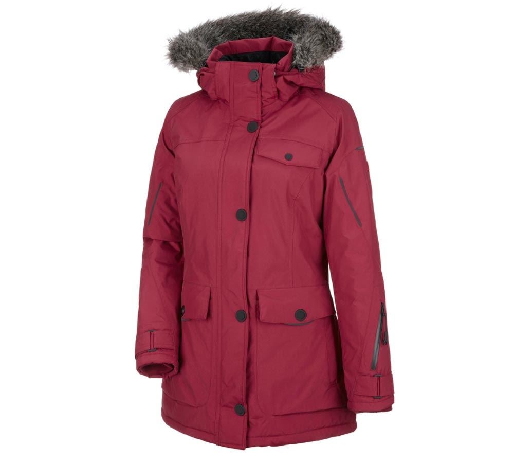 Werkjassen: Winterparka e.s.vision, dames + robijn