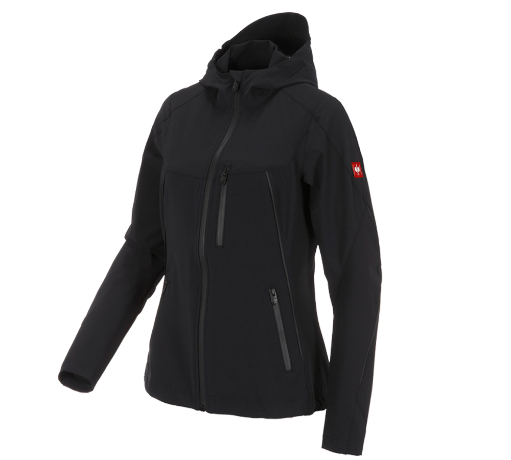 Jacken: Jacke e.s.vision stretch, Damen + schwarz