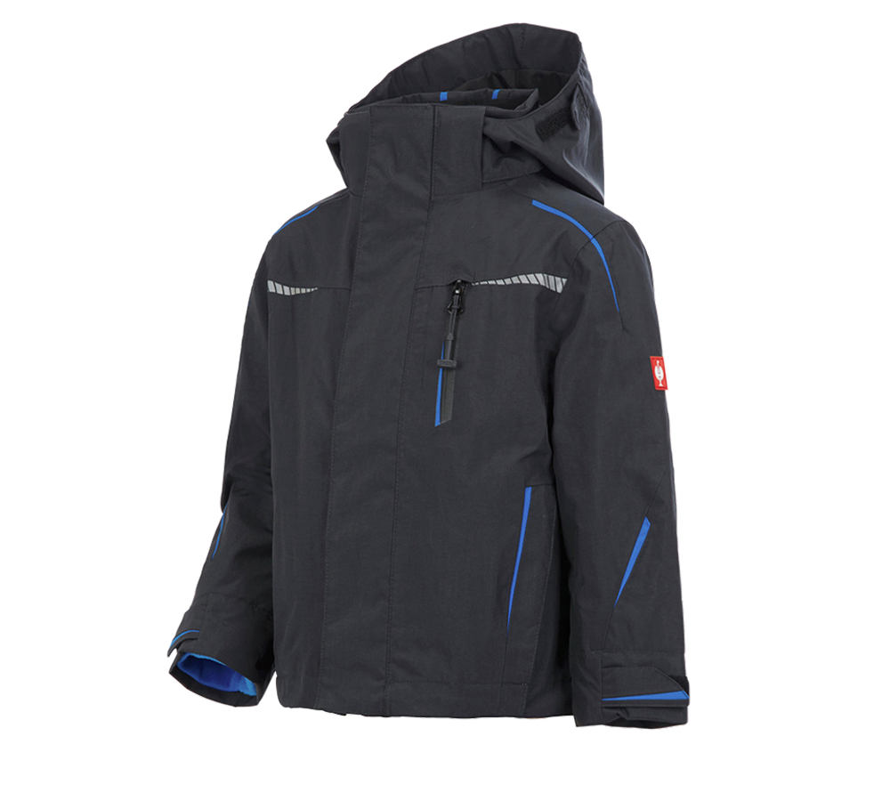 Jacken: 3 in 1 Funktionsjacke e.s.motion 2020, Kinder + graphit/enzianblau