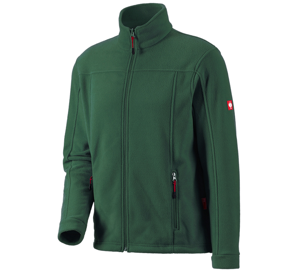 Jacken: Fleecejacke e.s.classic + grün