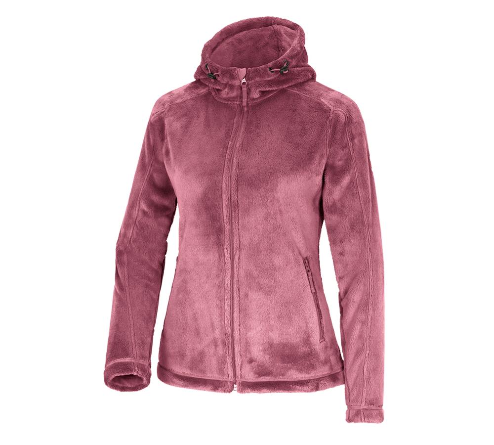 Jacken: e.s. Zipjacke Highloft, Damen + altrosa