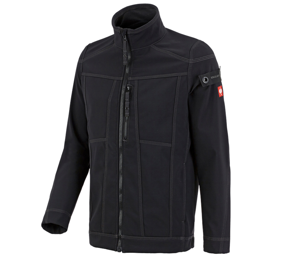 Vestes de travail: Veste Softshell e.s.roughtough + noir