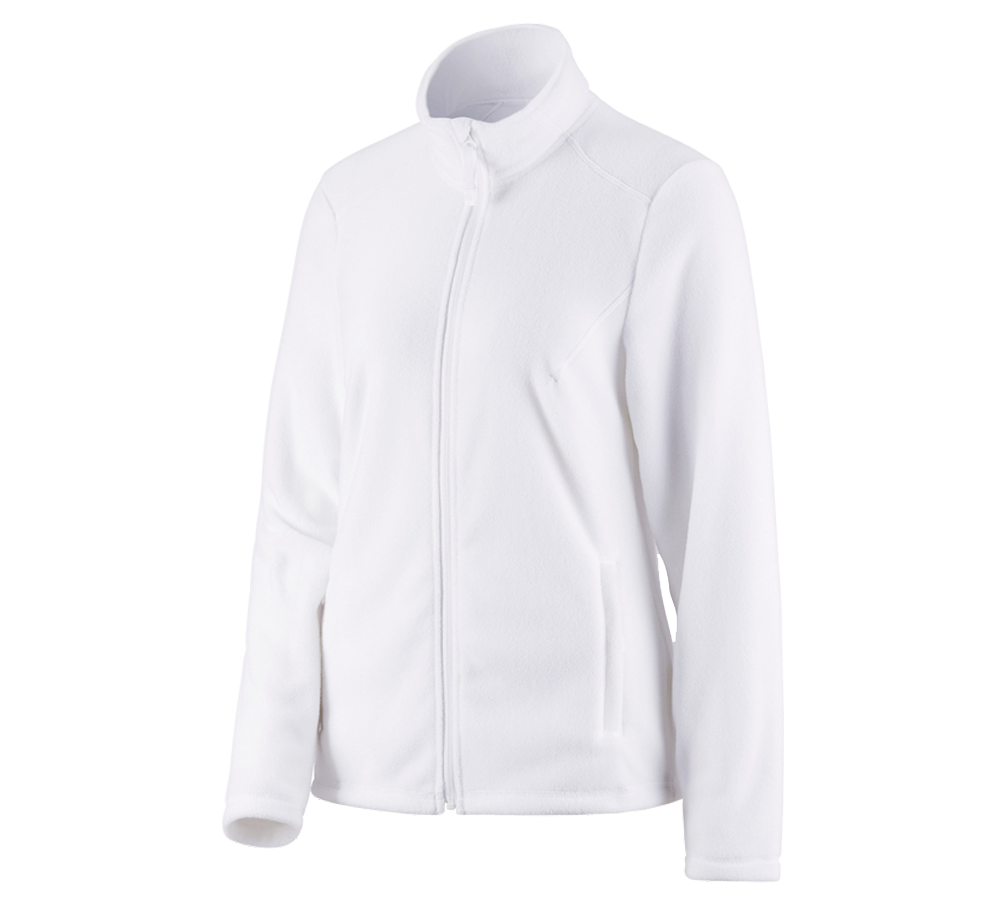 Vestes de travail: e.s. Veste en laine polaire CI, femmes + blanc