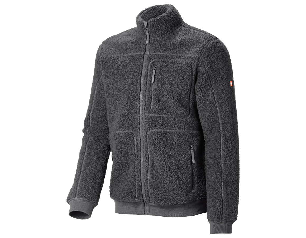 Vestes de travail: Veste en fibre polaire e.s.e:pic + gris carbone