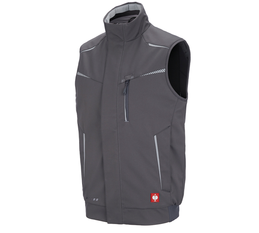 Onderwerpen: Winter-softshellbodywarmer e.s.motion 2020 + antraciet/platina