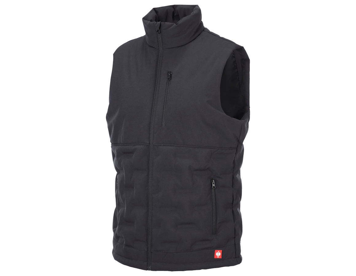 Kleding: e.s. Padded-bodywarmer + zwart