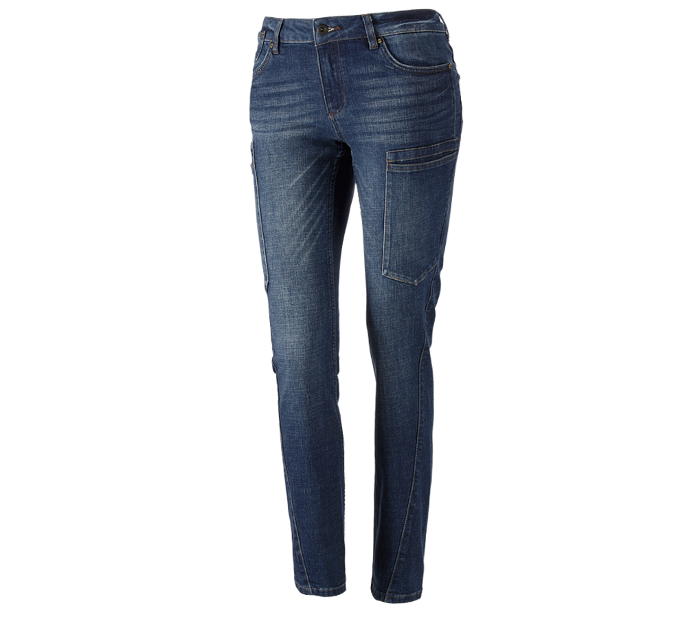 Onderwerpen: e.s. 7-pocket-jeans, dames + stonewashed