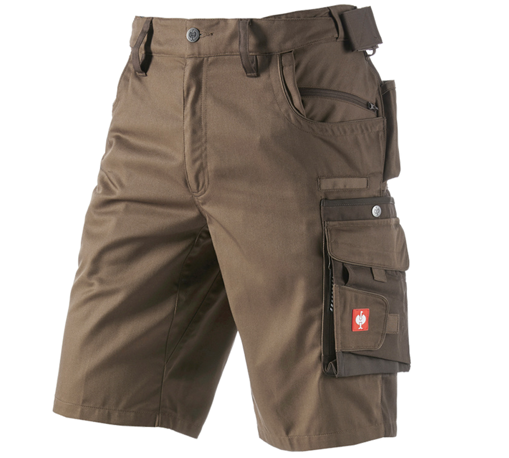 Hosen: Short e.s.motion + haselnuss/kastanie