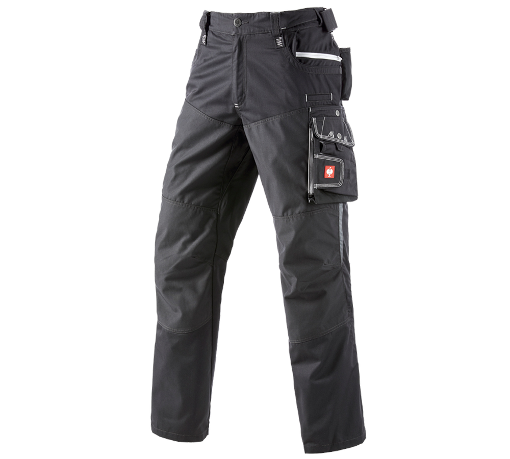 Thèmes: Pantalon à taille élastique e.s.motion d’été + goudron/graphite/ciment