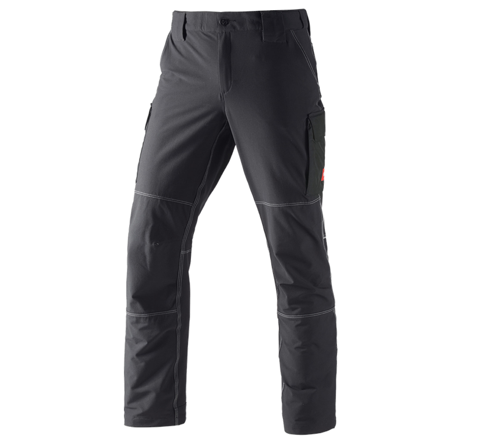 Hosen: Funktions Cargohose e.s.dynashield + schwarz