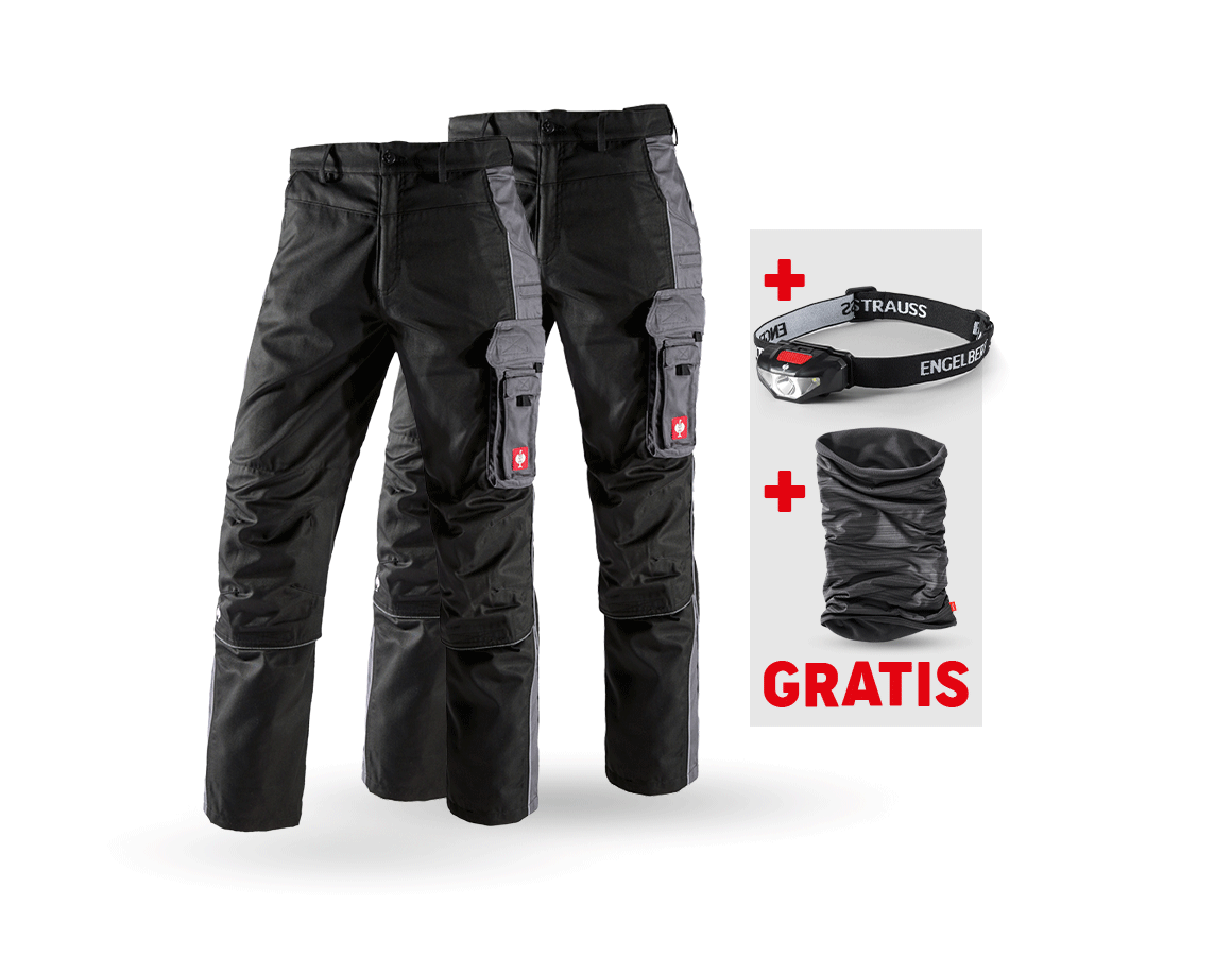 Bekleidungs-Sets: SET: 2x Bundhose e.s.active + schwarz/anthrazit