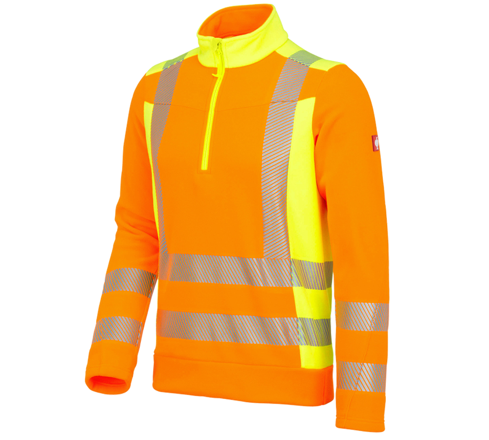 Thèmes: Pull camion. laine polaire signal. e.s.motion 2020 + orange fluo/jaune fluo