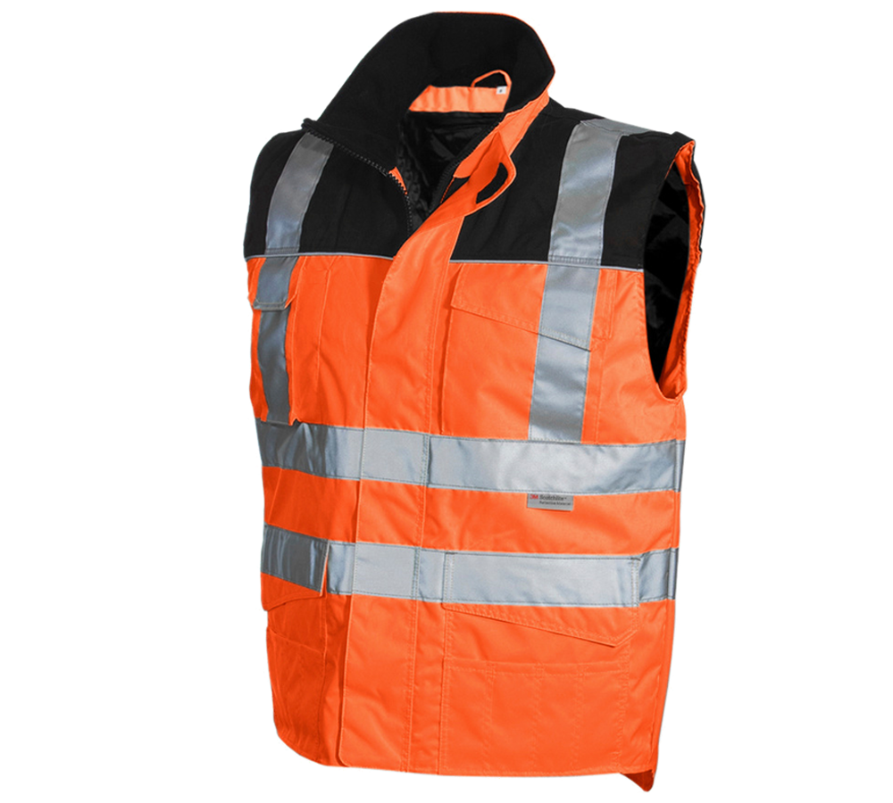 Werkvesten: Veiligheids-bodywarmer e.s.image + signaaloranje