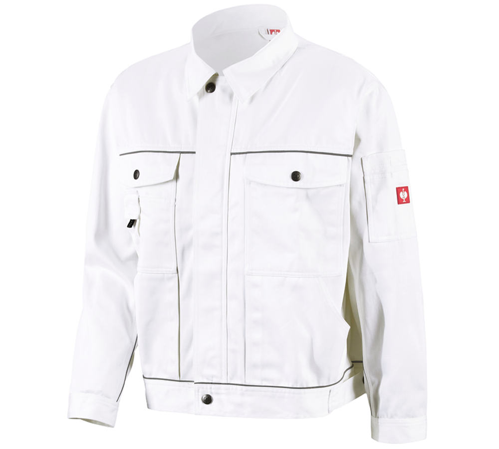 Vestes de travail: Veste de travail e.s.classic + blanc