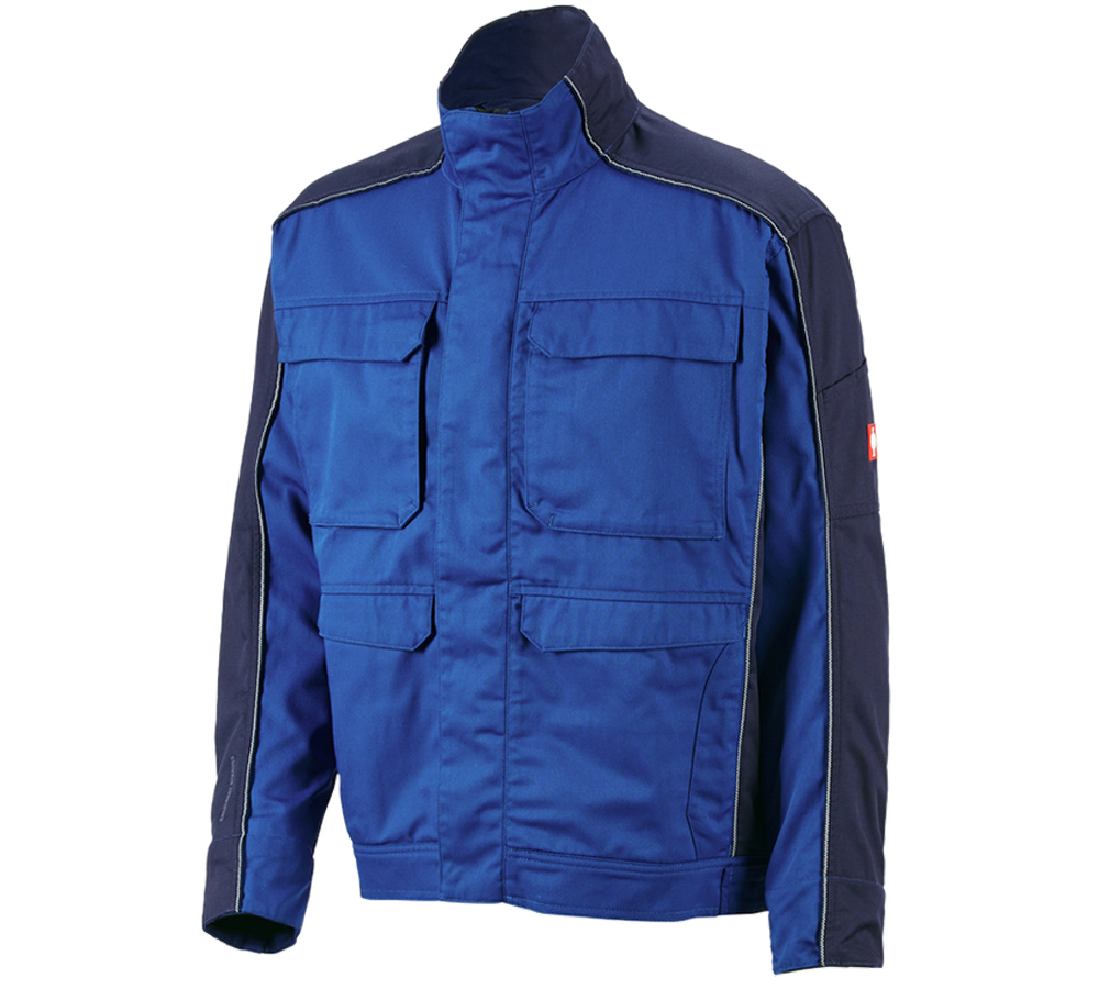 Themen: Berufsjacke e.s.active + kornblau/dunkelblau