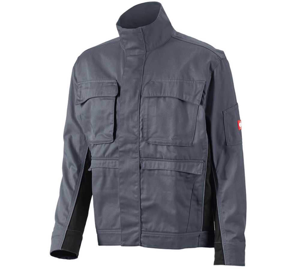 Vestes de travail: Veste de travail e.s.active + gris/noir