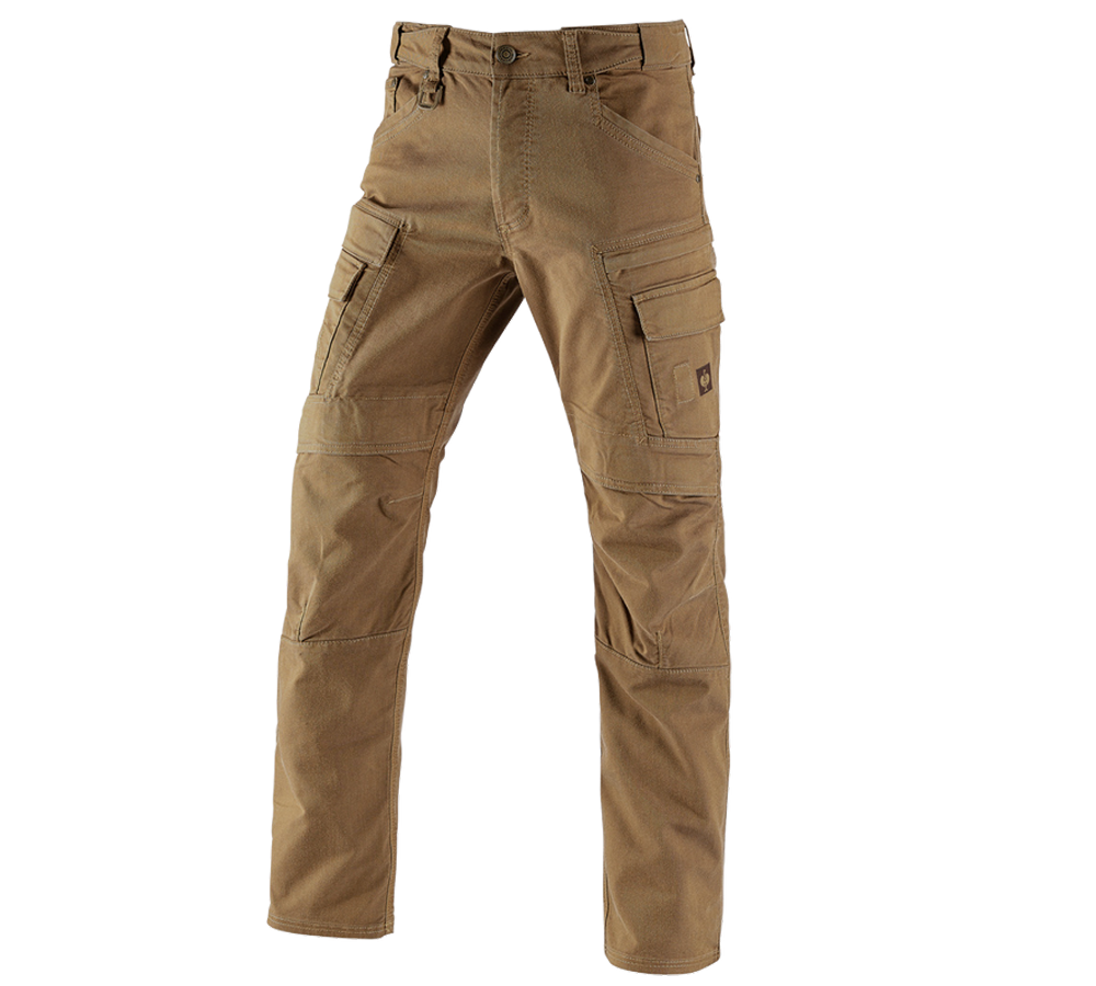 Werkbroeken: Workercargobroek e.s.vintage + sepia