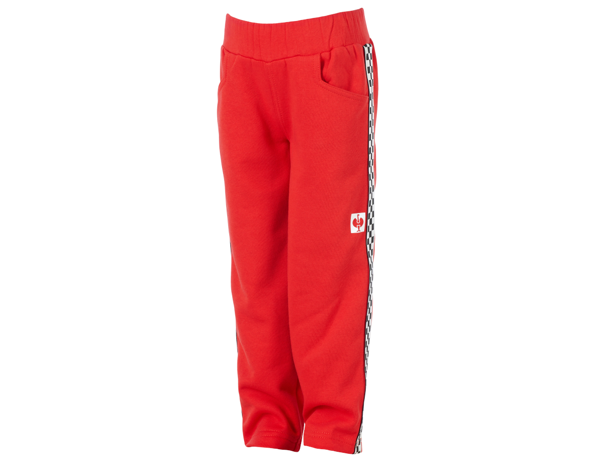 Samenwerkingen: Mario Kart sweatpants, kinderen + strauss rood