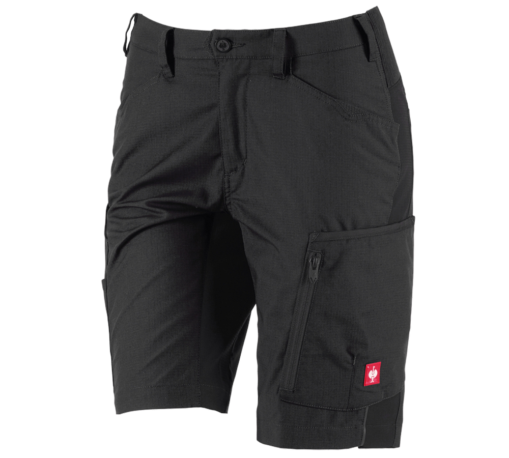 Hosen: Short e.s.vision, Damen + schwarz