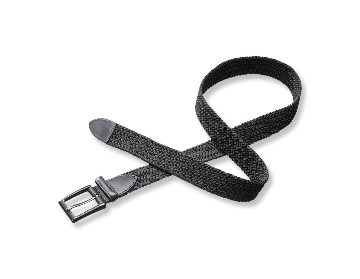 Accessoires: e.s. Ceinture pour femmes Stretch + noir