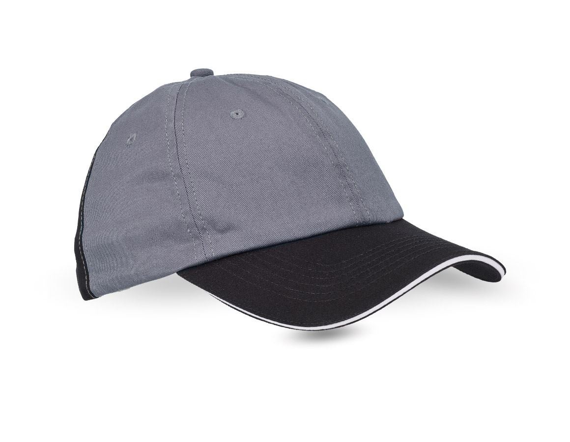 Accessoires: e.s. Cap color + grijs/zwart