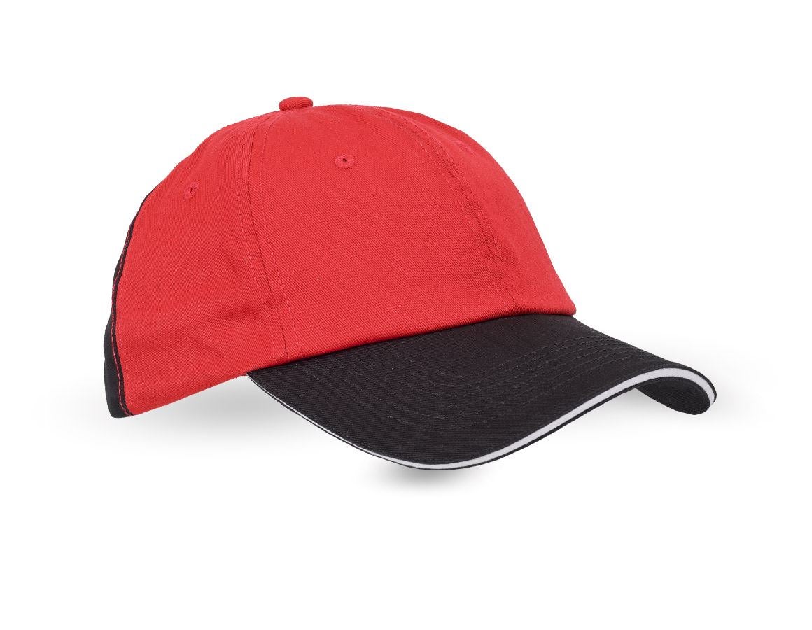 Accessoires: e.s. Casquette color + rouge/noir