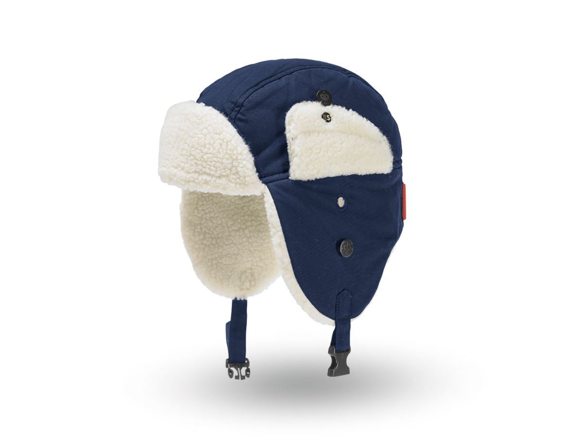 Accessoires: e.s. Bonnet d‘hiver cotton touch + bleu nuit