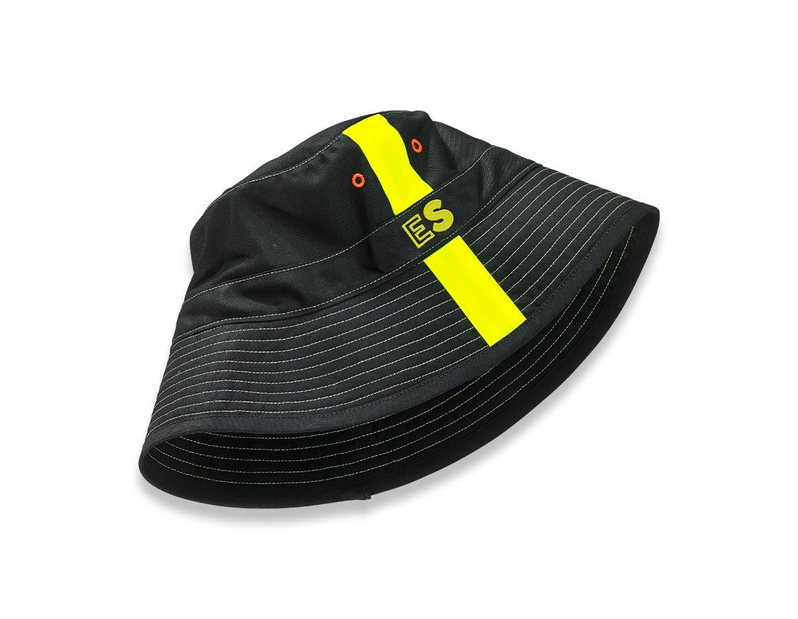 Accessoires: Chapeau de travail e.s.motion 2020 + noir/jaune fluo/orange fluo