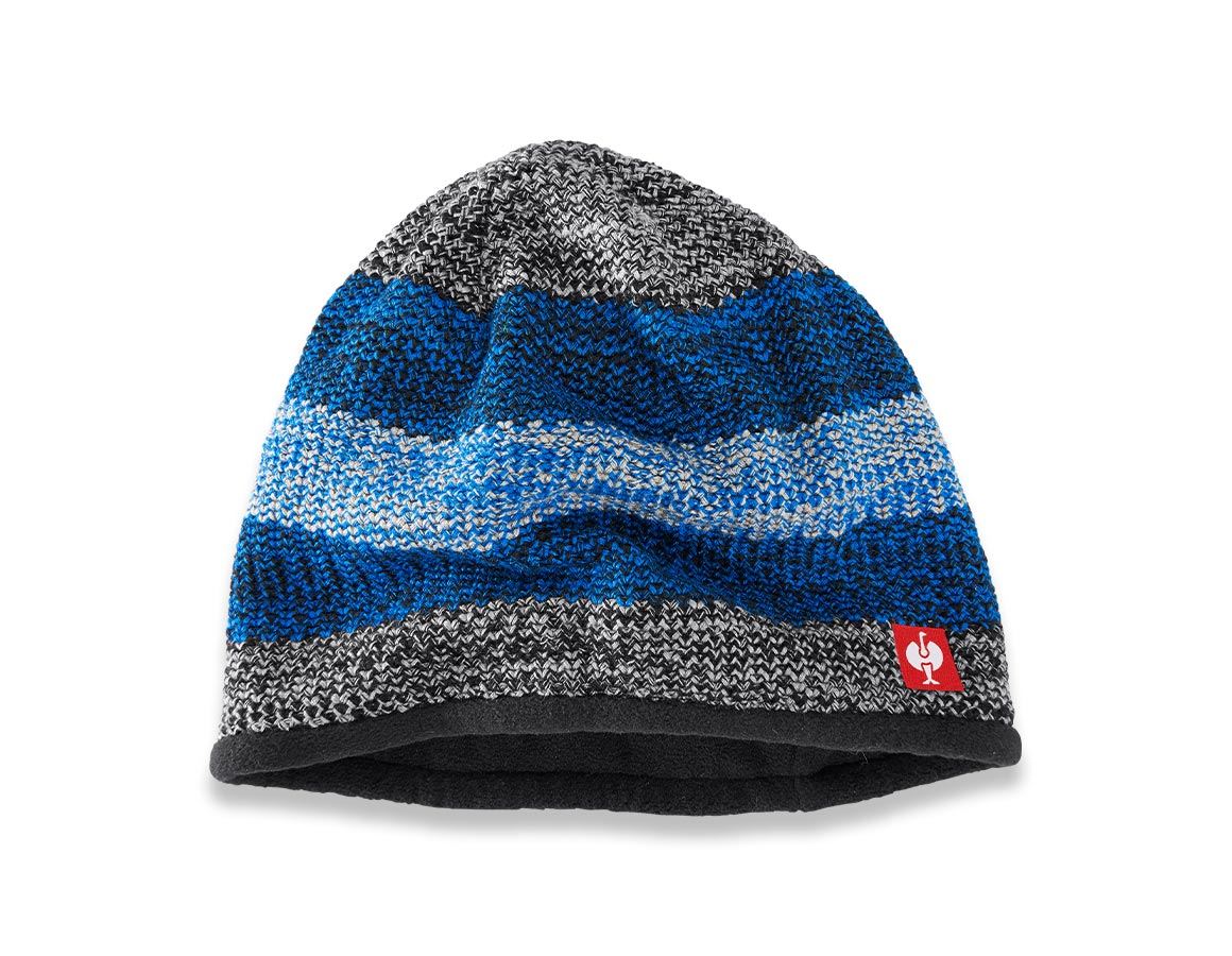 Themen: Strickmütze e.s.motion 2020 + graphit/enzianblau