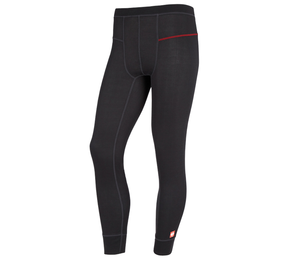 Unterwäsche | Thermokleidung: e.s. Funktions-Long Pants basis-light + schwarz