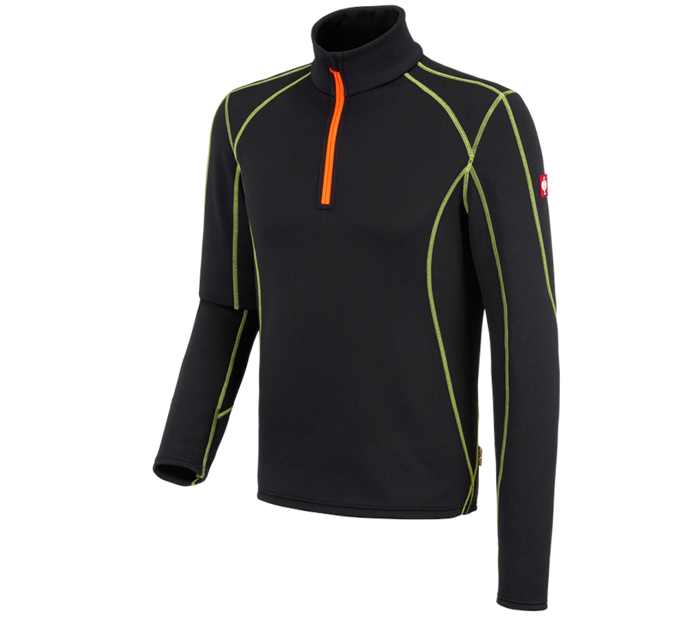 Themen: Funkt.-Troyer thermo stretch e.s.motion 2020 + schwarz/warngelb/warnorange