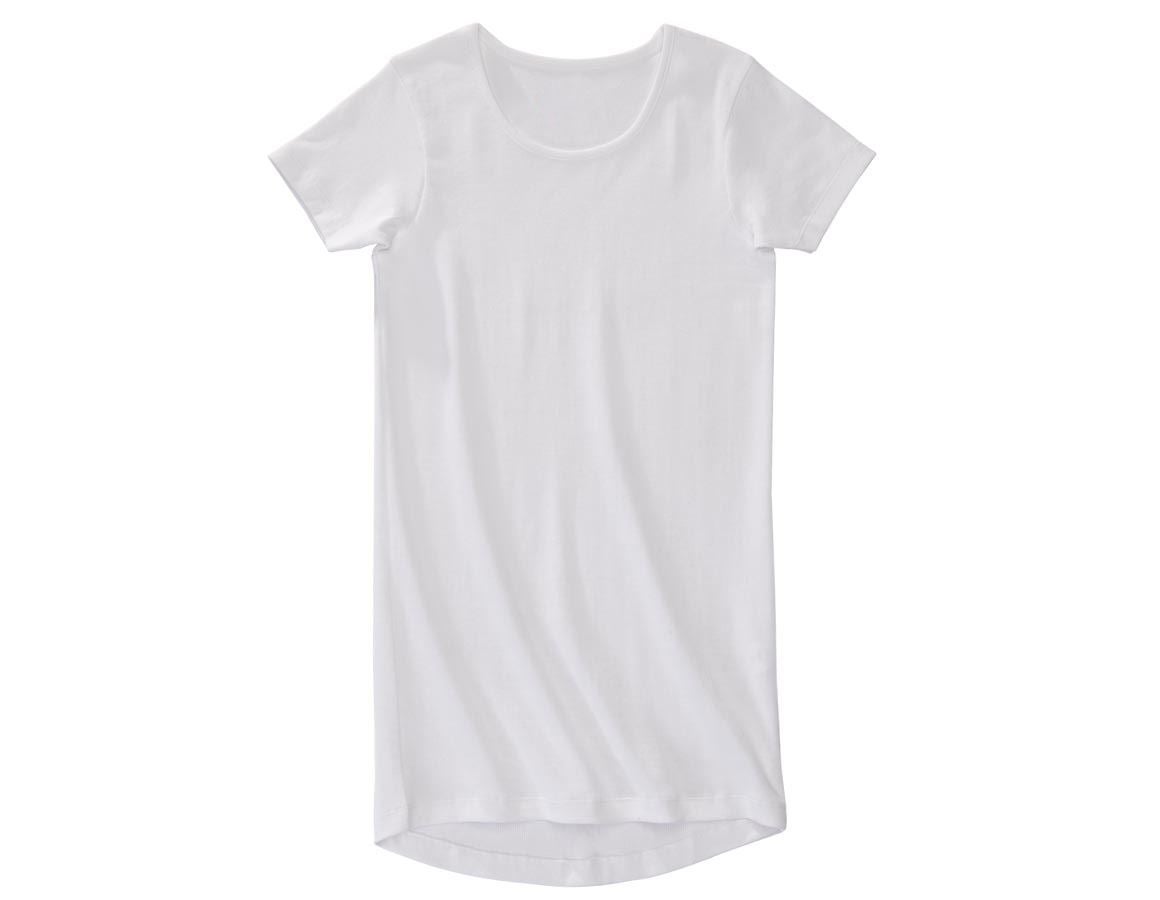 Unterwäsche | Thermokleidung: e.s. cotton rib T-Shirt + weiß